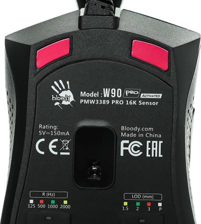 Мыши A4Tech Bloody W90 Pro (черный)