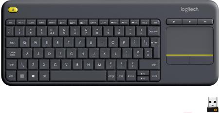 Клавиатуры Logitech K400 Plus 920-007147 (черный) [920-007147]