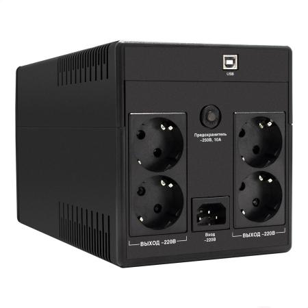 Источники бесперебойного питания ExeGate SpecialPro UNB-1200.LED.AVR.4SH.USB [EP285490RUS]