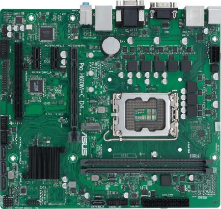 Материнские платы ASUS Pro H610M-C D4-CSM [90MB1A30-M0EAYC]