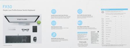 Клавиатуры A4Tech Fstyler FX50 (серый)