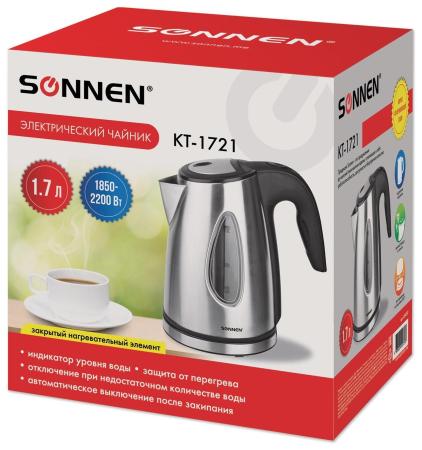 Электрочайники и термопоты Sonnen KT-1721 [454347, 4606224227313]