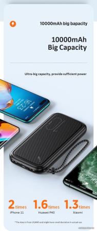 Портативные зарядные устройства Usams US-CD150 PB56 10000mAh (черный) [10KCD15001]