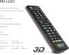 Универсальные пульты ДУ Huayu RM-L1162 3D SMART TV (для телевизоров LG) [RM-L1162 3D]