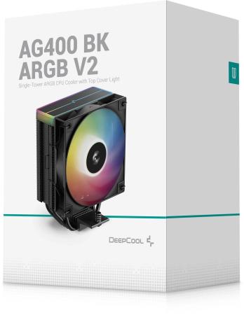 Системы охлаждения DeepCool AG400 BK ARGB V2 R-AG400-BKAMMN-GJD [R-AG400-BKAMMN-GJD, 6933412729310]