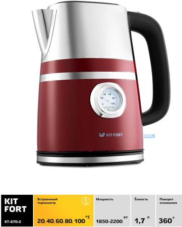 Электрочайники и термопоты Kitfort KT-6702