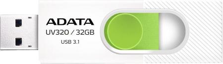 USB Flash ADATA UV320 32GB (белый/зеленый) [AUV320-32G-RWHGN]