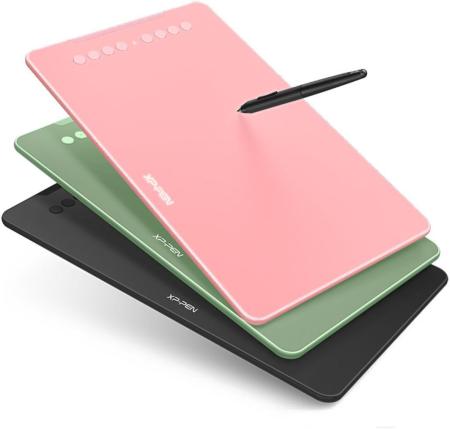 Графические планшеты XP-Pen Deco 01 V2 (розовый)
