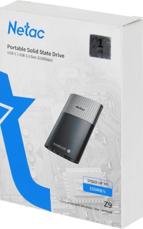 Внешние накопители Netac Z9 1TB NT01Z9-001T-32BK [NT01Z9-001T-32BK]