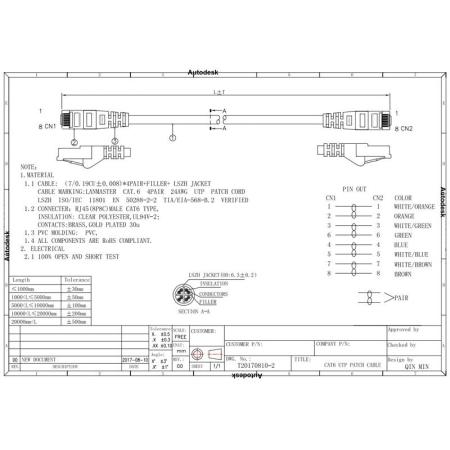 Кабели, адаптеры, разветвители Lanmaster LAN-PC45/U6-0.5-RD