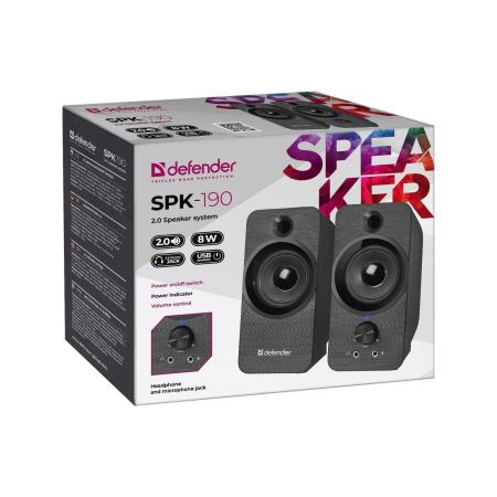 Мультимедиа акустика Defender SPK-190 [65190, 4714033651905]