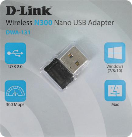 Беспроводные адаптеры D-Link DWA-131/F1A