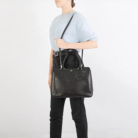 Женские и мужские сумки Francesco Molinary 513-9706-019-BLK