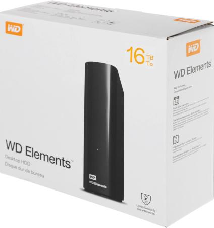 Внешние накопители WD Elements Desktop 16TB WDBWLG0160HBK [WDBWLG0160HBK-EESN]
