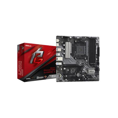 Материнские платы ASRock B550M Phantom Gaming 4