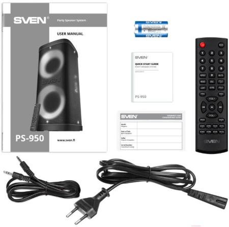 Беспроводные и портативные колонки SVEN PS-950 [PS-950, SV-022396]