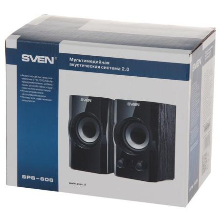 Мультимедиа акустика SVEN SPS-606 (черный) [SV-014230]