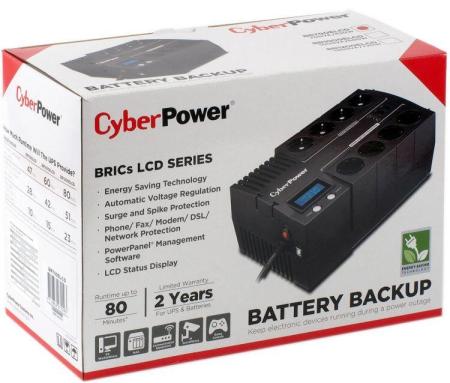 Источники бесперебойного питания CyberPower BRICs LCD BR700ELCD [BR700ELCD]