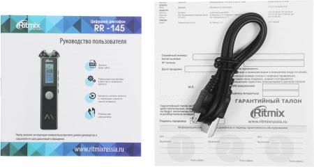 Диктофоны Ritmix RR-145 16 GB (черный) [RR-145 16Gb Black]