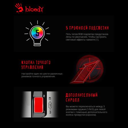 Мыши A4Tech Bloody W70 Max (белый)