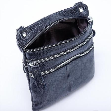 Женские и мужские сумки Poshete 886-9901-2-BLK (черный) [886-9901-2-BLK]