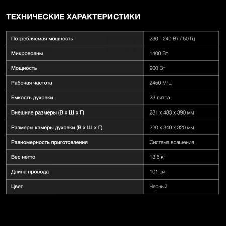 Микроволновые печи Hyundai HYM-D3028 Микроволновые печи Hyundai HYM-D3028