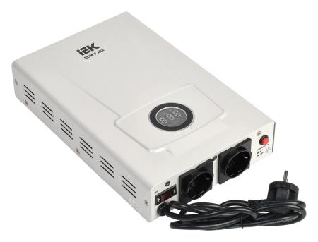 Стабилизаторы, сетевые фильтры, удлинители IEK Slim 2кВА [IVS22-1-002-09]