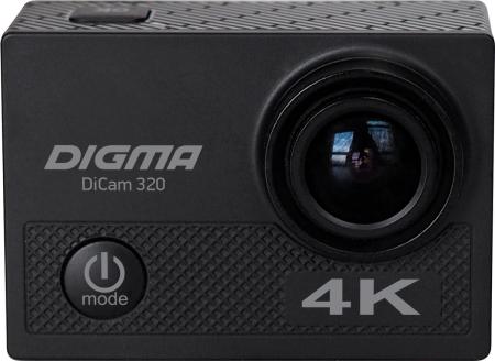 Экшен-камеры Digma DiCam 320 DC320 (черный) [1622963]