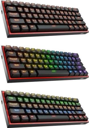 Клавиатуры Redragon Fizz Pro (черный/красный) [70666, 6950376706669]
