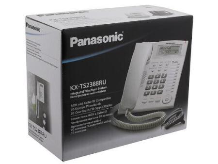 Проводные телефоны Panasonic KX-TS2388RUB (черный)