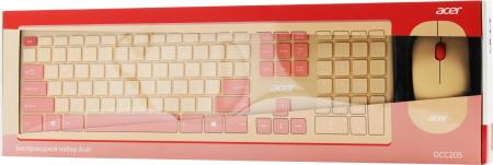 Наборы периферии Acer OCC205 (бежевый/розовый) [ZL.ACCEE.00F]