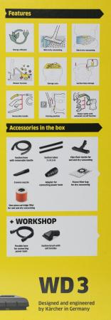 Пылесосы Karcher WD 3 P V-17/4/20 1.628-175.0 [1.628-175.0]