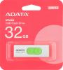 USB Flash ADATA UV320 32GB (белый/зеленый) [AUV320-32G-RWHGN]