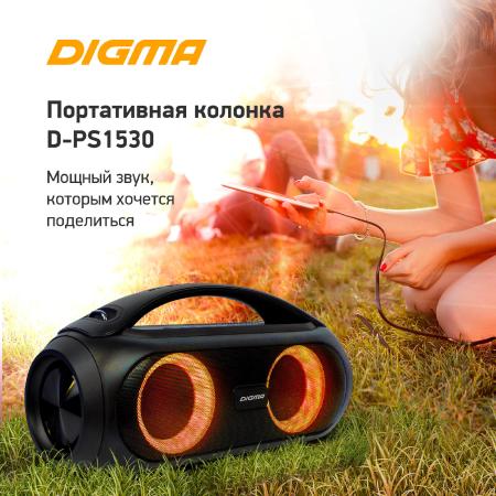 Беспроводные и портативные колонки Digma D-PS1530 [D-PS1530, 1690619, 4630143116052]