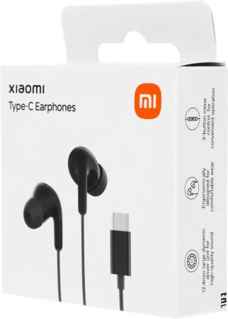 Наушники и гарнитуры Xiaomi Type-C Earphones M2413E1 (черный, международная версия) [BHR8930GL]