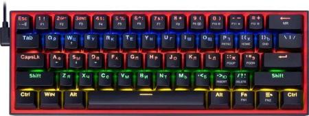 Клавиатуры Redragon Fizz (Redragon Red, черный/красный) [72594, 6950376725943]