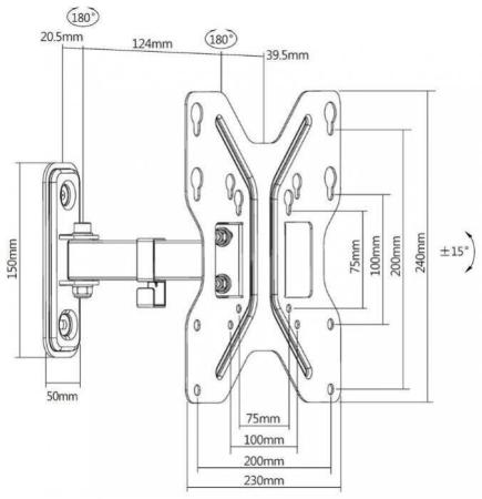 Кронштейны Metaldesign MD 3204 ExtraSlim [MD 3204]