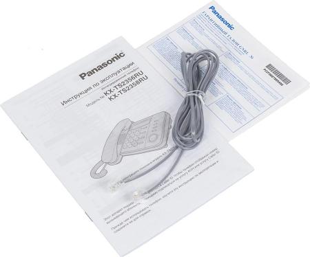 Проводные телефоны Panasonic KX-TS2356RUB (черный)