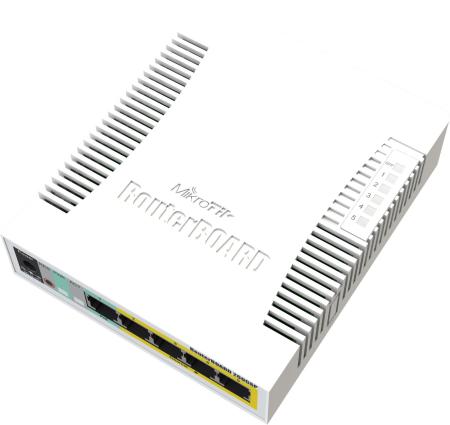 Коммутаторы Mikrotik RouterBoard 260GSP [CSS106-1G-4P-1S]