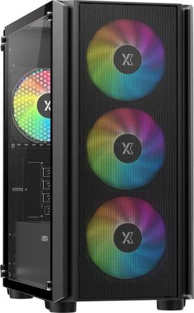 Корпуса XASTRA A402M 4FRGB (черный) [A402M-4FC12F-BK]