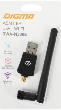 Беспроводные адаптеры Digma DWA-N300E
