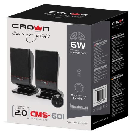 Мультимедиа акустика CrownMicro CMS-601