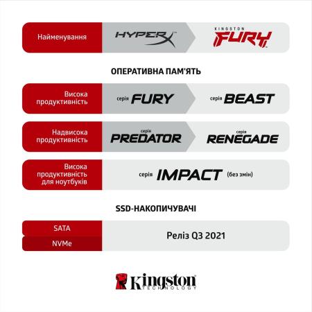 Оперативная память Kingston FURY Beast 32GB DDR4 PC4-25600 KF432C16BB/32 [KF432C16BB/32]