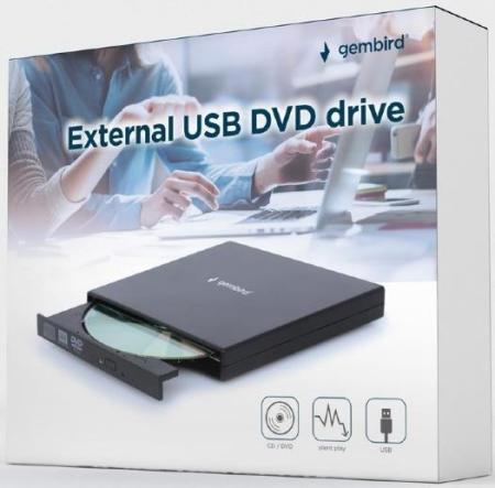 Оптические приводы Gembird DVD-USB-02 Оптические приводы Gembird DVD-USB-02