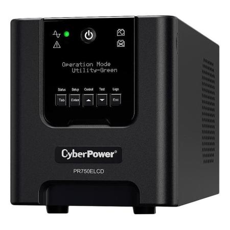 Источники бесперебойного питания CyberPower Professional Tower PR750ELCD [PR750ELCD]