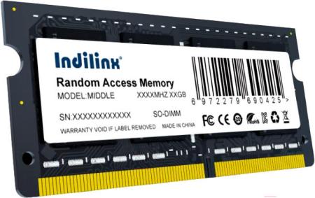 Оперативная память Indilinx 8ГБ DDR5 SODIMM 4800 МГц IND-ID5N48SP08X [IND-ID5N48SP08X]
