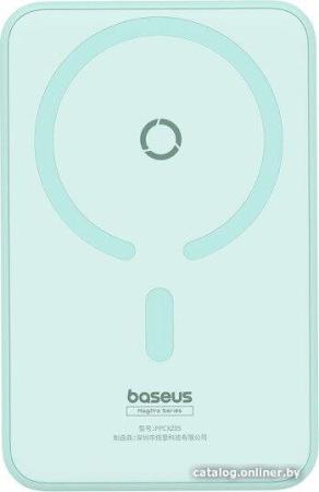 Портативные зарядные устройства Baseus MagPro Magnetic Bracket Wireless Fast-Charging Power Bank 20W 5000mAh (мятный) [P10064101333-00, 6932172647087]
