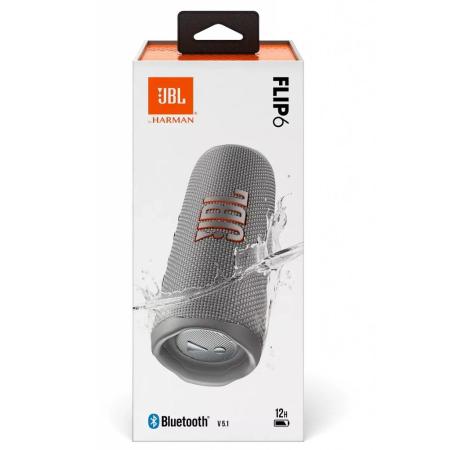 Беспроводные и портативные колонки JBL Flip 6 (серый) [JBLFLIP6GREY]