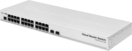 Коммутаторы Mikrotik CRS326-24G-2S+RM