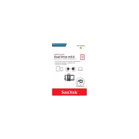 USB Flash SanDisk Ultra Dual M3.0 32GB [SDDD3-032G-G46] [SDDD3-032G-G46]